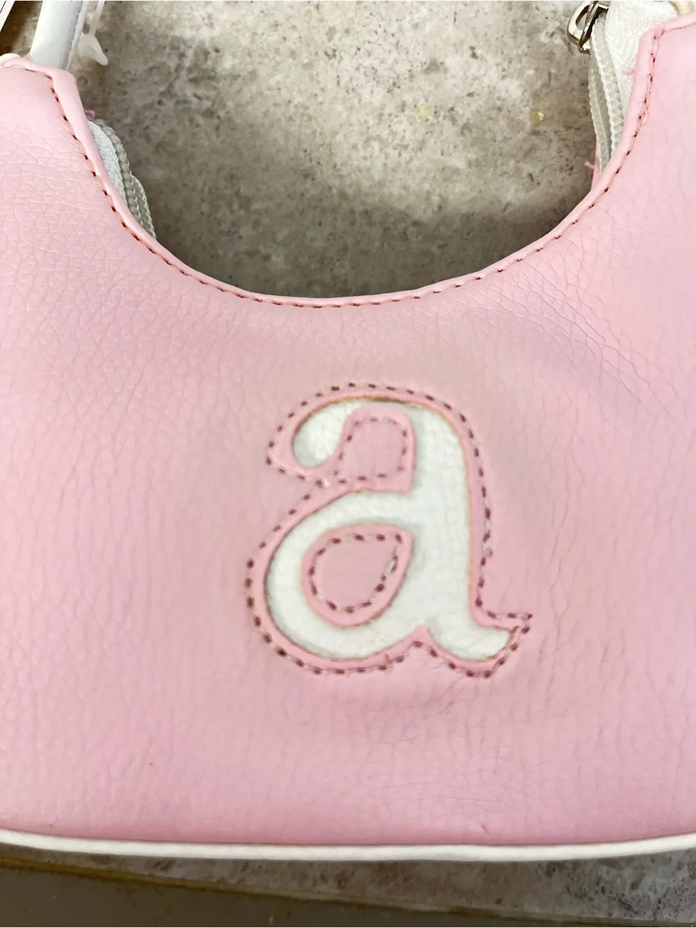 QUICK LISTED Pink Initial 'a' Mini Shoulder Bag - Unbranded